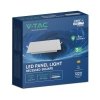 Panel wpuszczany downlight V-TAC 12W LED CREE CHIP kwadrat 170x170mm VT-61012CCT 3000K-4000K-6500K 1320lm 6 lat gwarancji